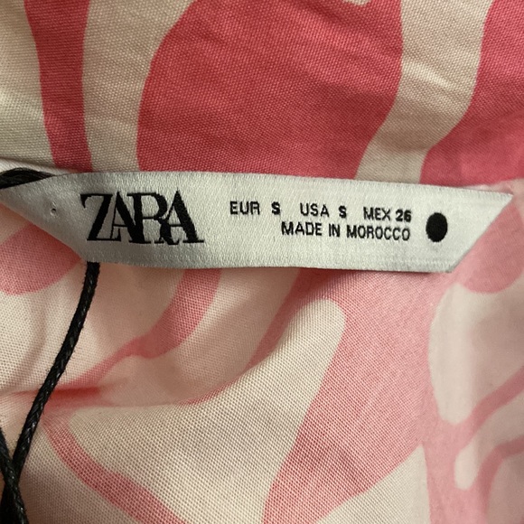 Zara Tie Neck Cropped Top, Size Small - Picture 14 of 14